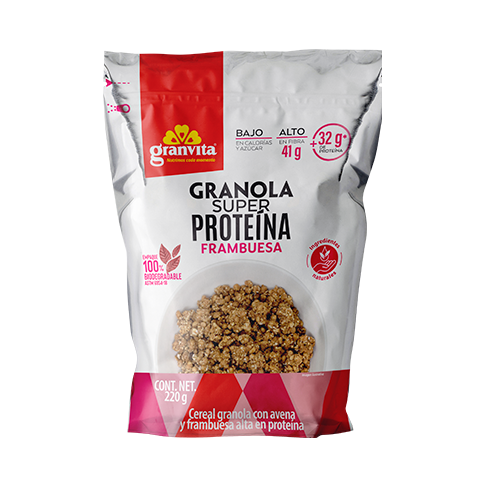Granola Super Proteína sabor Frambuesa