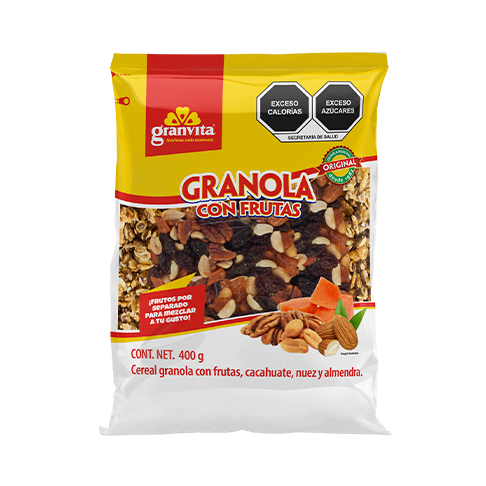 Granola con frutas tradicional