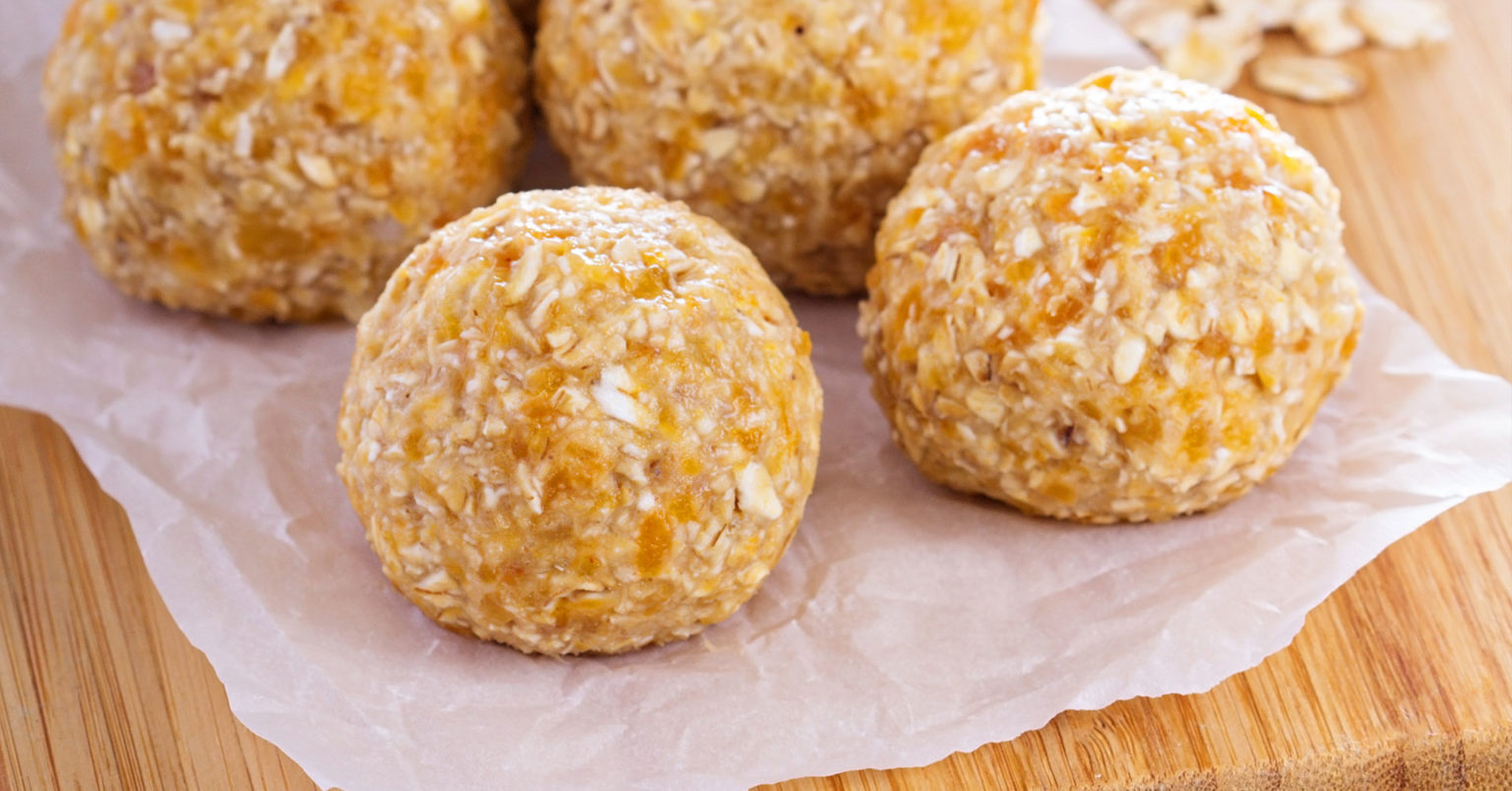 Bombones de avena y plátano