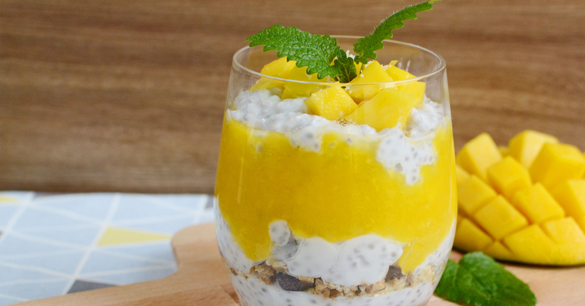 Prepara un pudín de avena y chía para snack