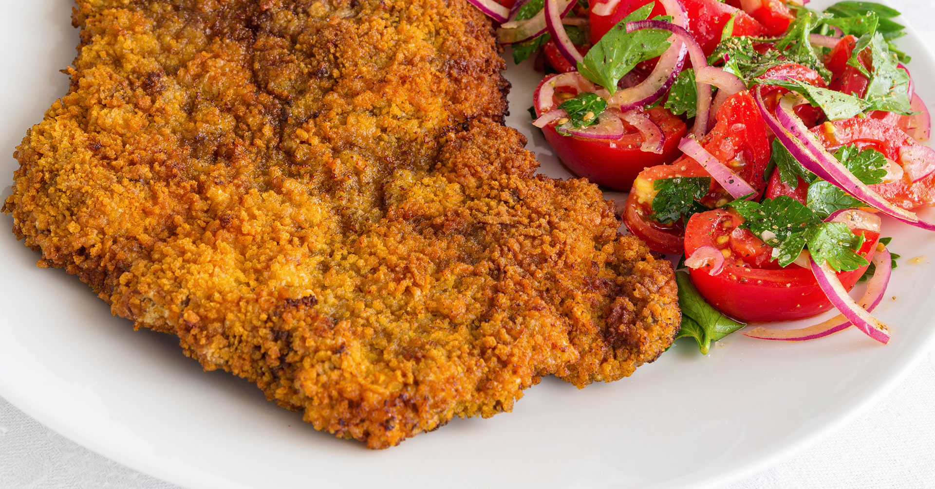 Milanesa de res con avena