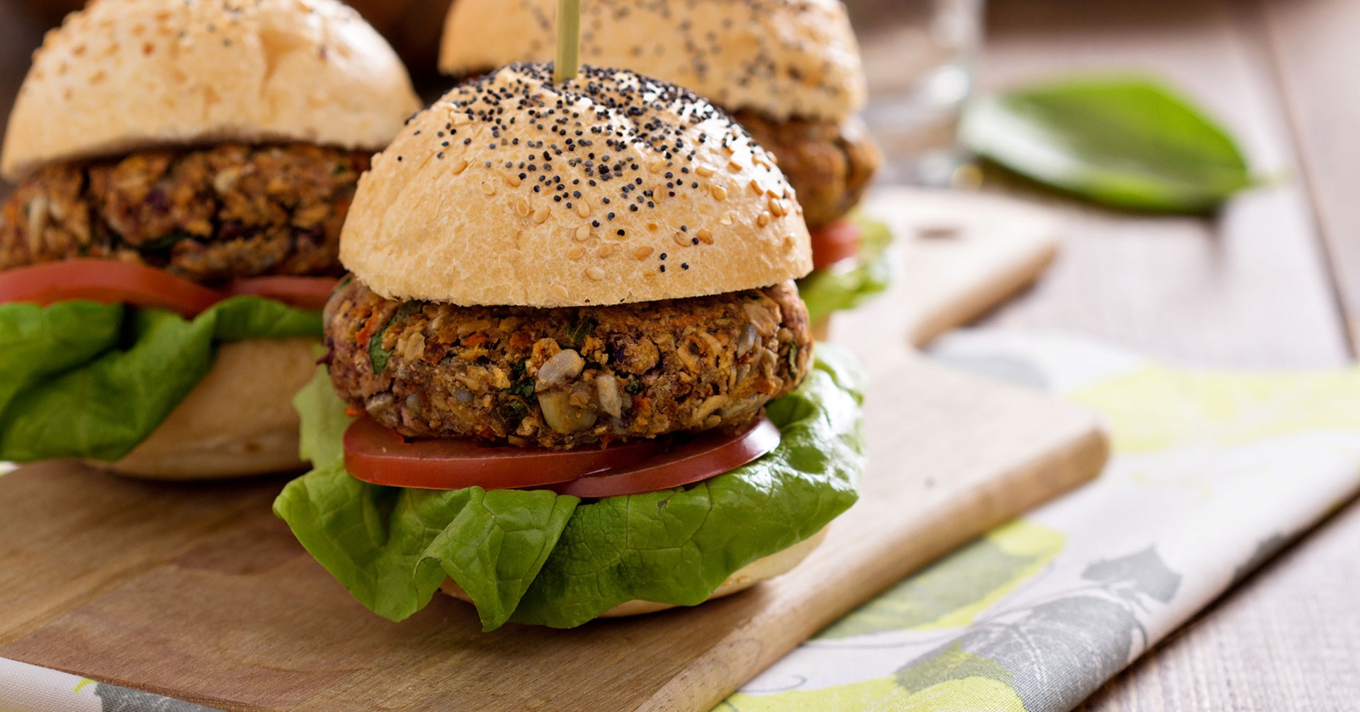 Hamburguesas de avena y calabaza