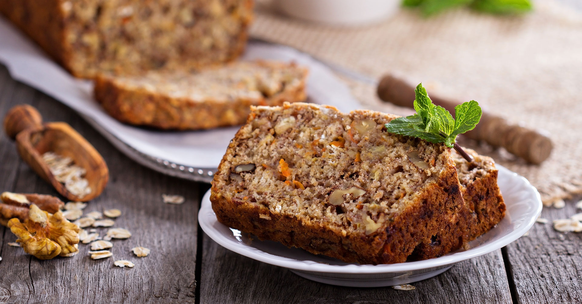 Avena estilo pastel de zanahoria