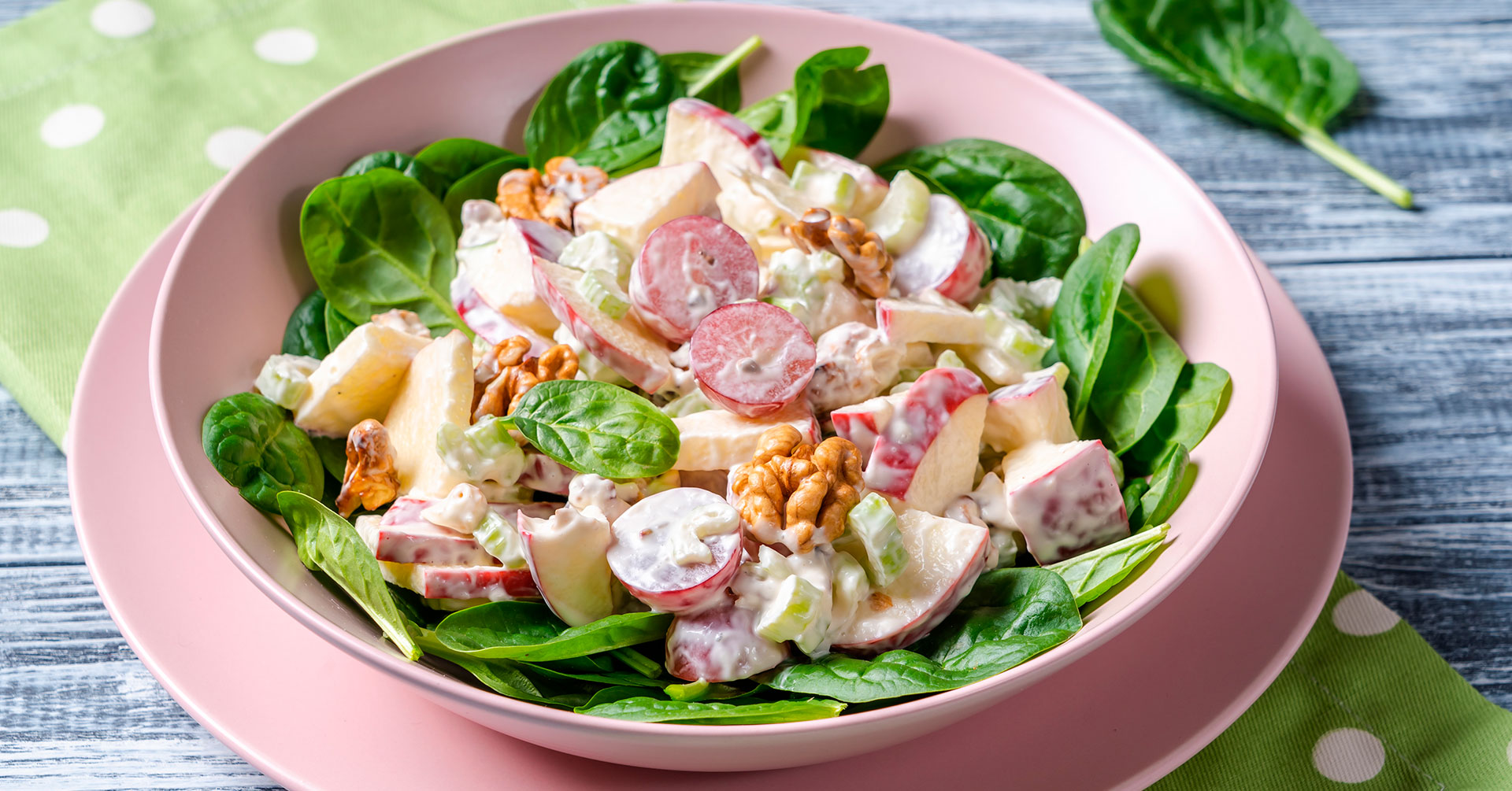 Ensalada de manzana saludable