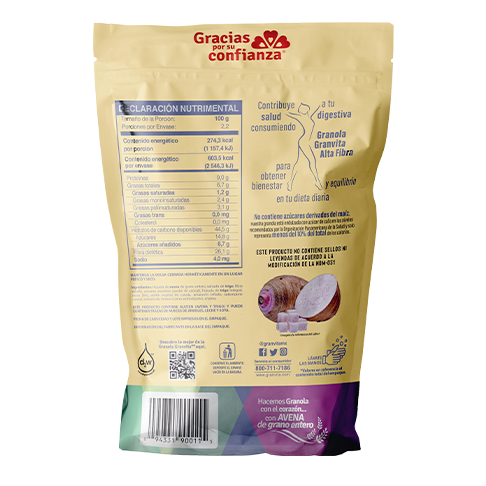 Información nutricional