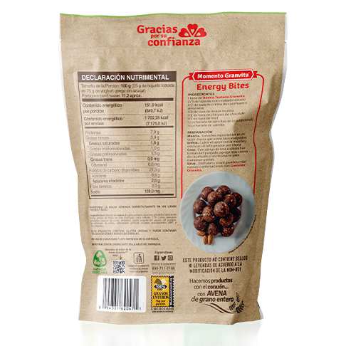 Información nutricional