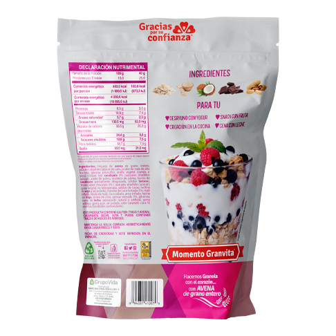 Información nutricional