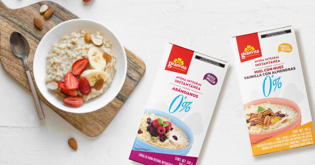 Imagen avenas instantáneas sin azúcar Granvita 