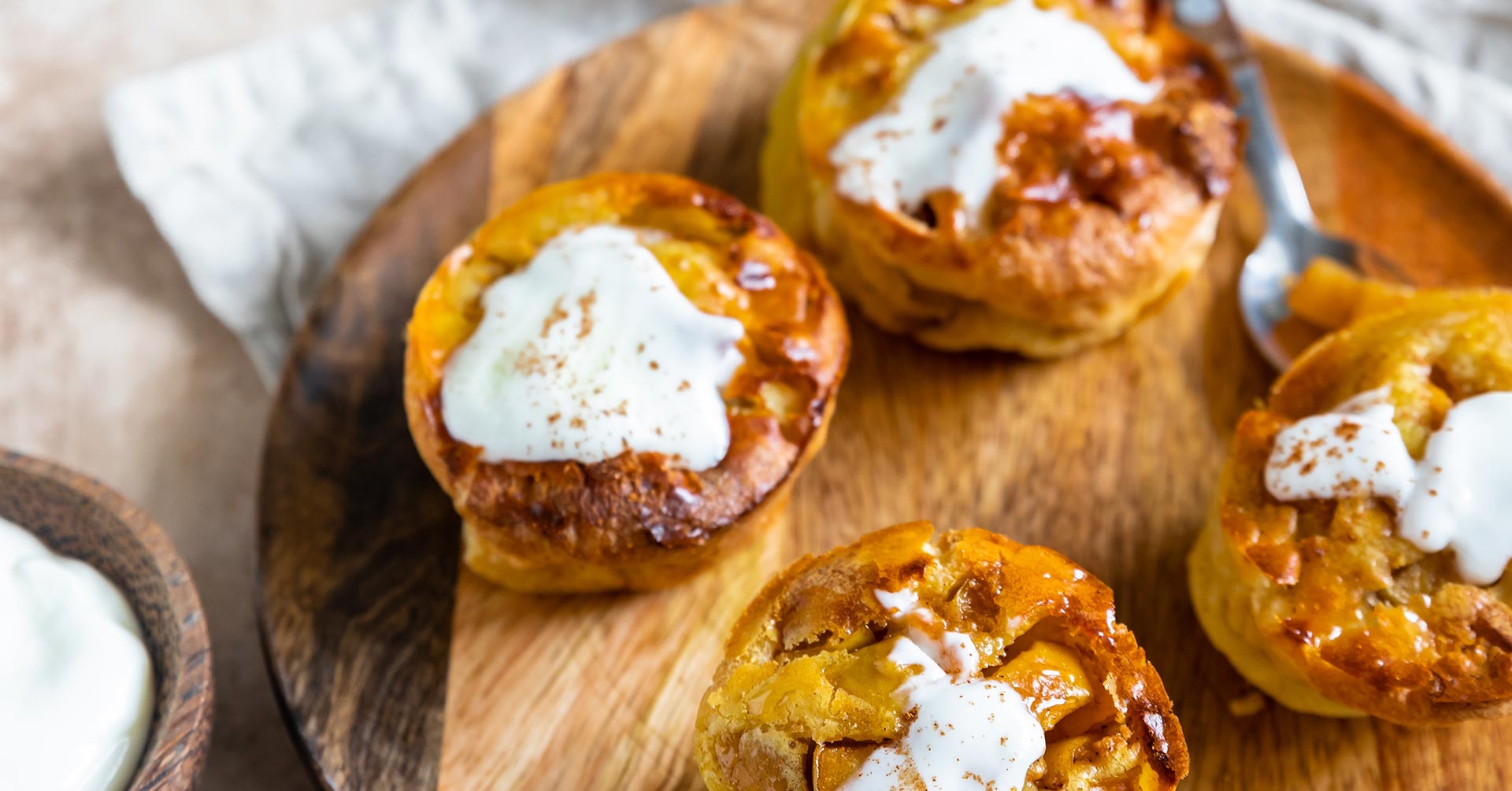 Pay de manzana, avena y canela