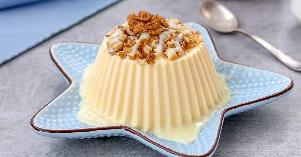 Imagen flan de avena