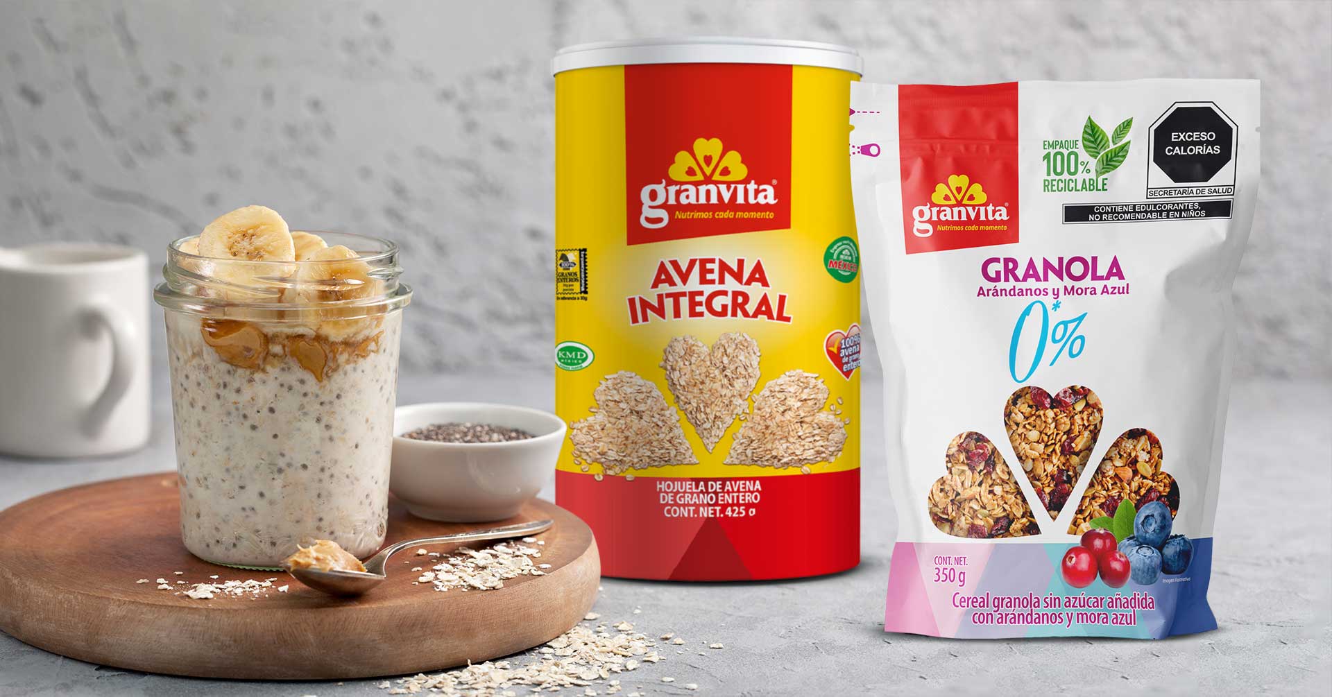 4 fáciles postres de avena y granola sin azúcar