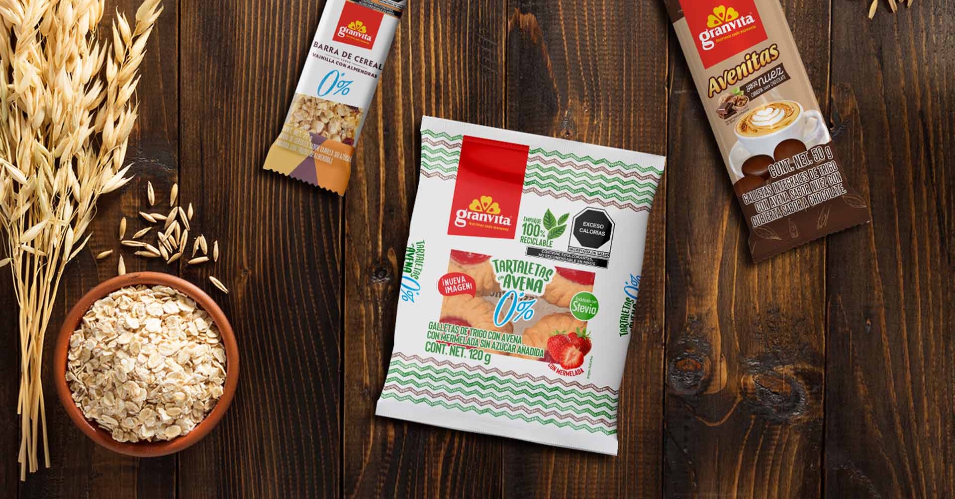 Snacks de avena para disfrutar en todo momento