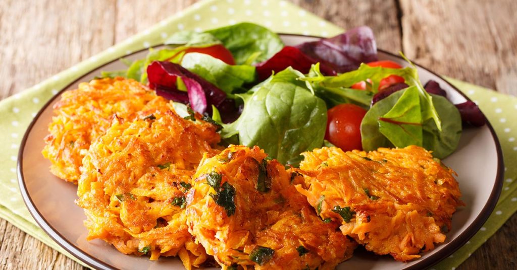 Imagen tortitas de zanahoria sin gluten 