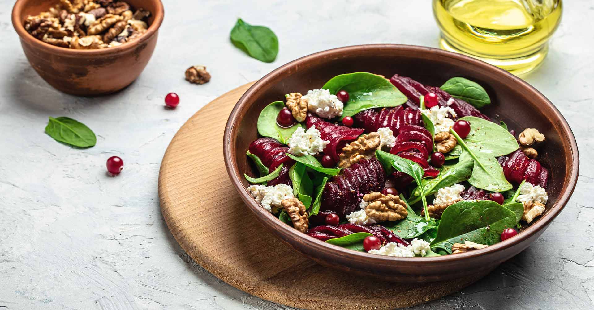 Ensalada de betabel con granola