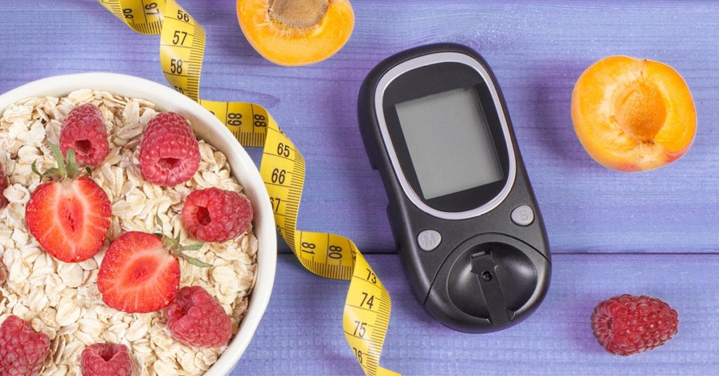 Imagen tazón de avena con frutas 