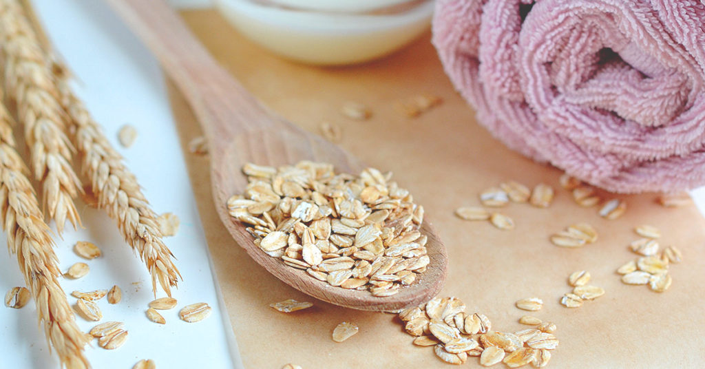 Imagen de avena para mascarilla facial 