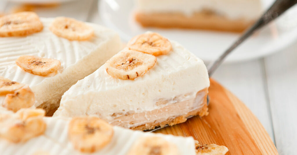 Imagen pay de platano con granola 