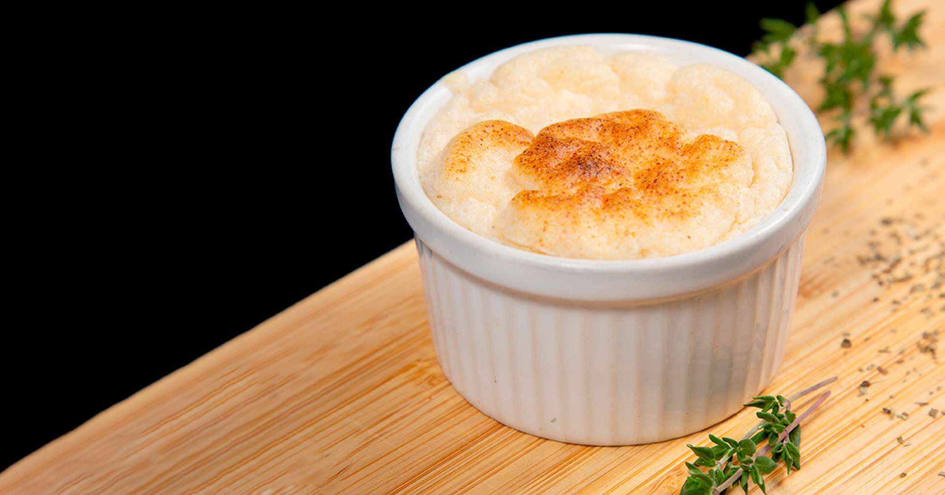 Soufflé de avena y espinacas