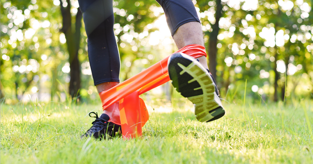 imagen persona haciendo abducción de cadera
