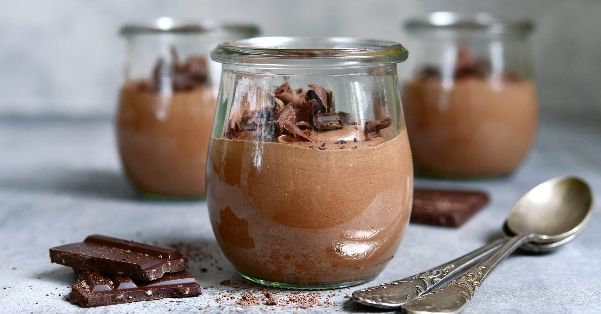 Mousse de chocolate y avena