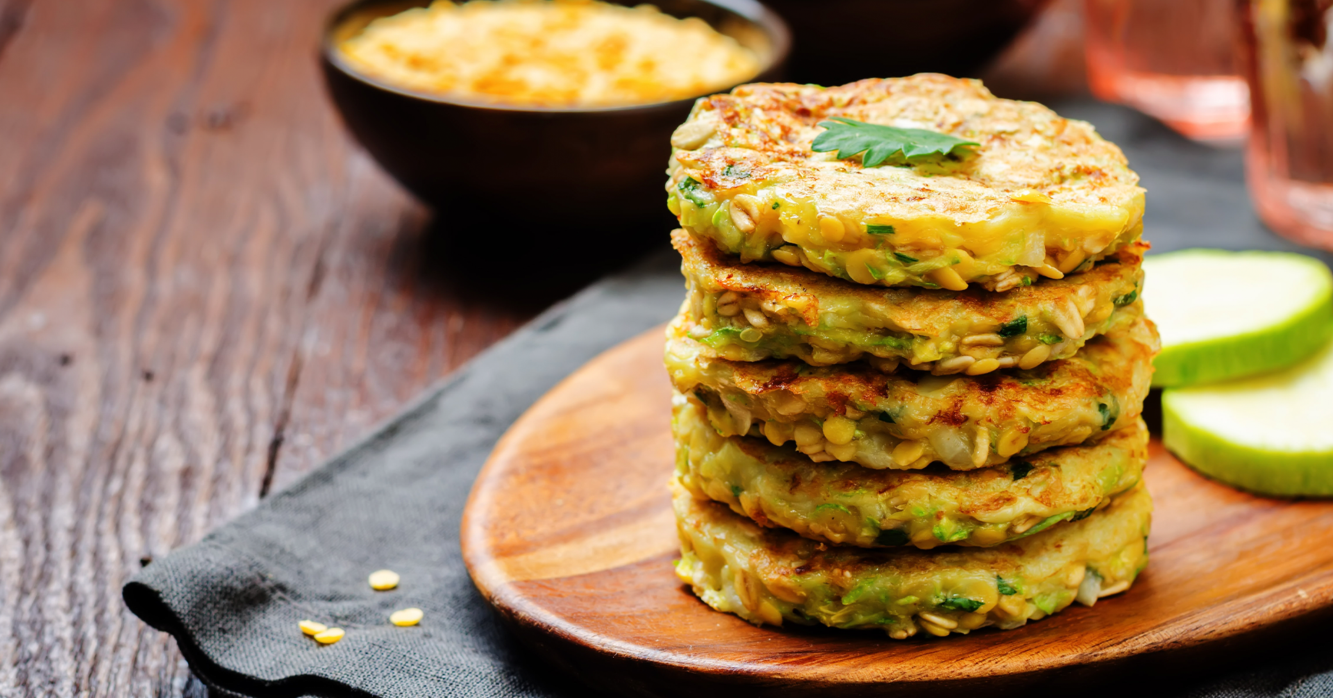 Hamburguesas de calabaza con avena
